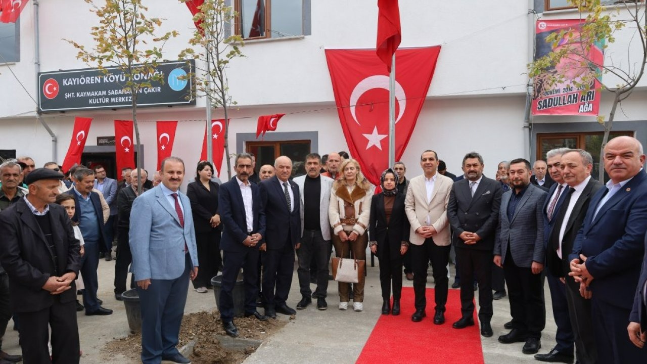 Kayıören köy konağı törenle açıldı