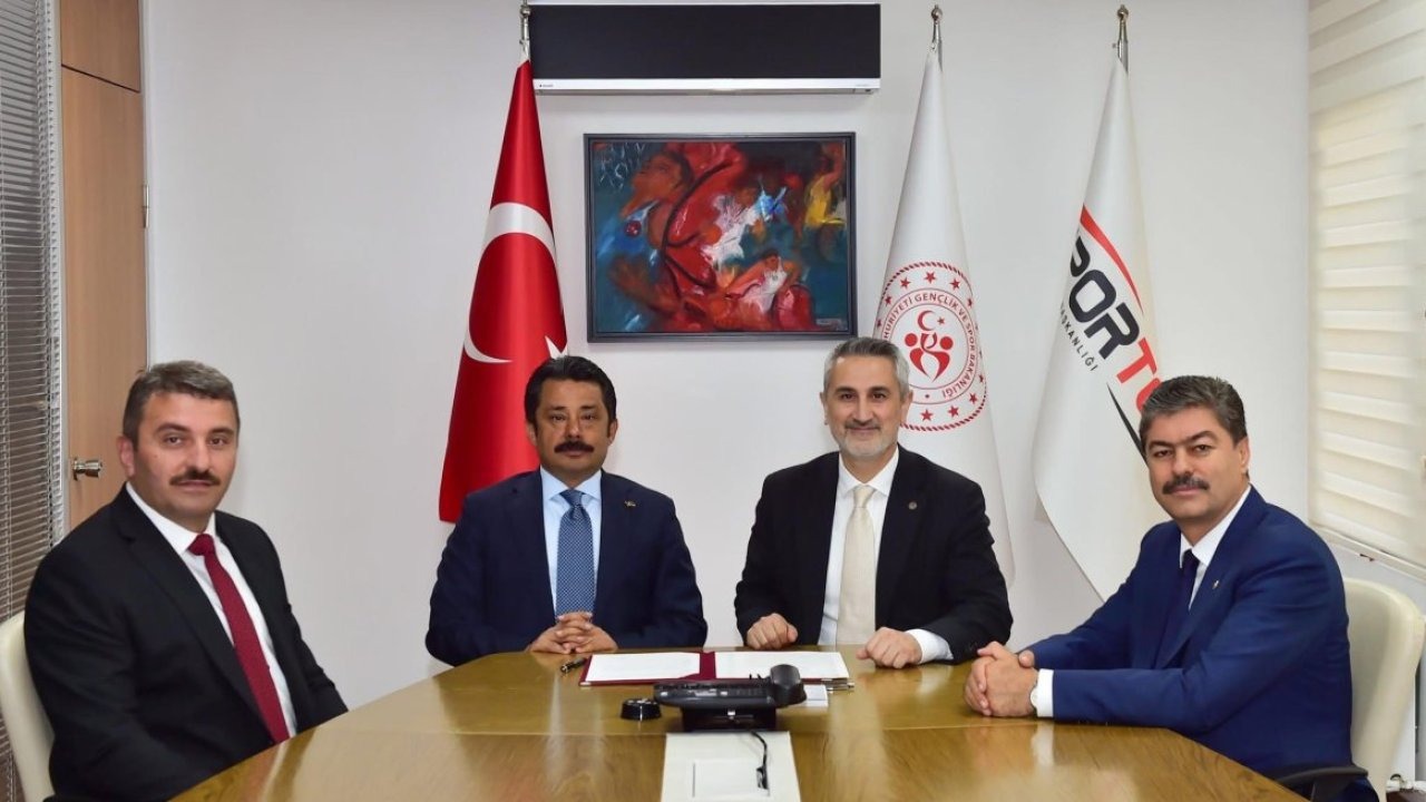 Kırşehir Milletvekili Erkan, kentteki spor yatırımları hakkında bilgi verdi