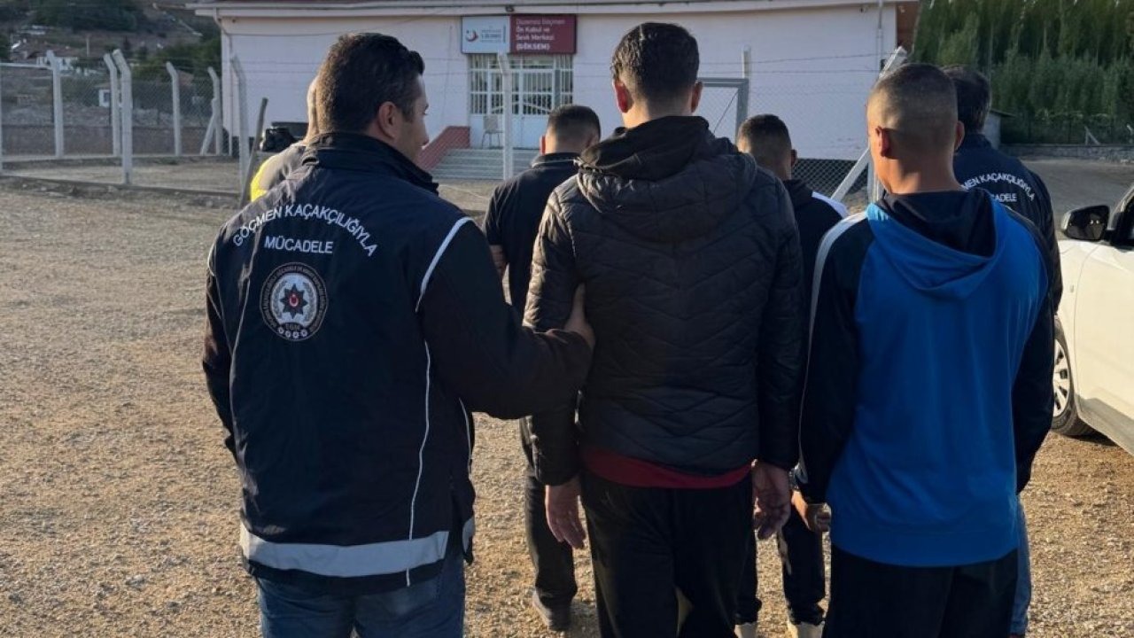 Kırşehir&#039;de 21 düzensiz göçmen yakalandı