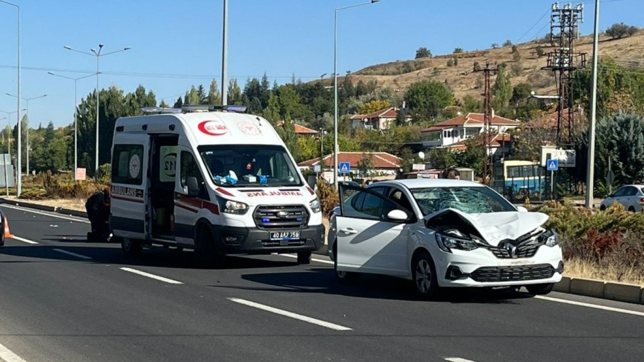 Kırşehir&#039;de otomobilin çarptığı yaya öldü
