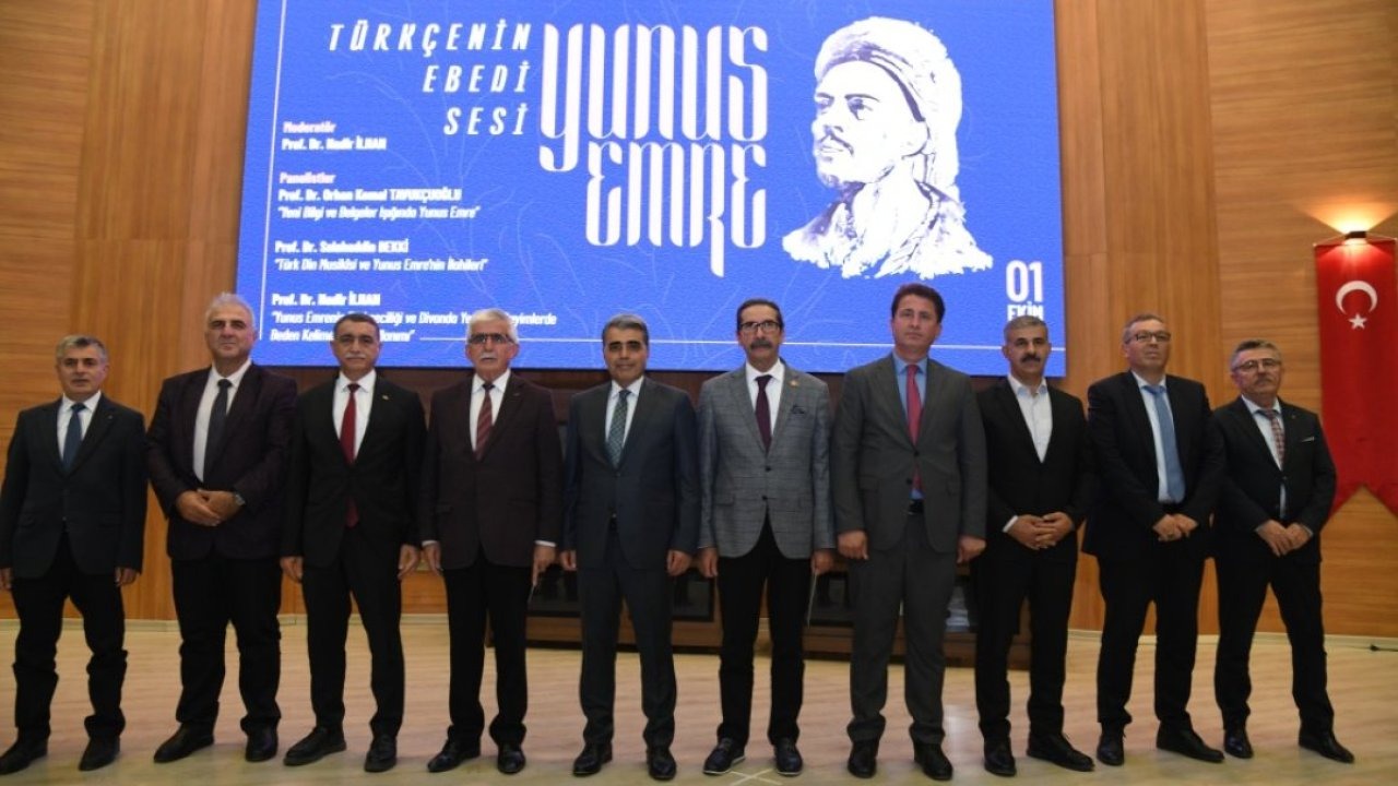 Kırşehir'de "Türkçenin ebedi sesi: Yunus Emre" paneli düzenlendi