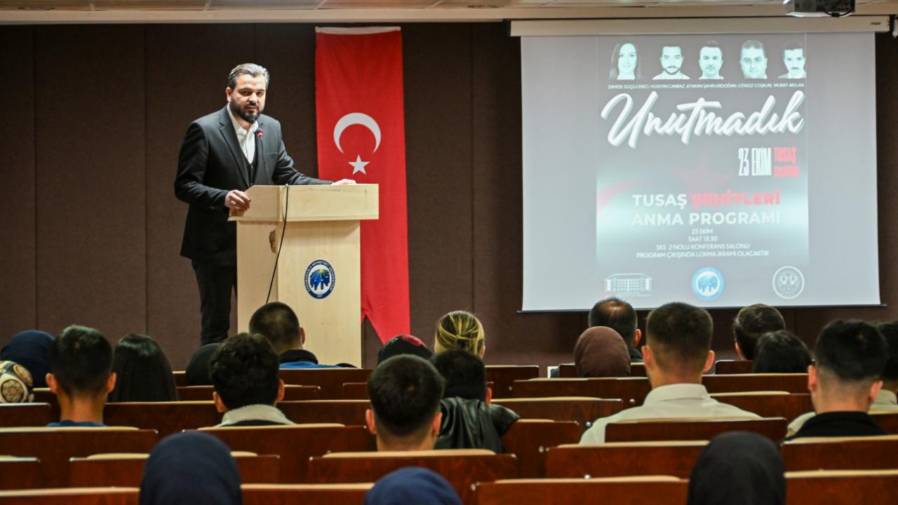 KMÜ’de TUSAŞ şehitleri anıldı