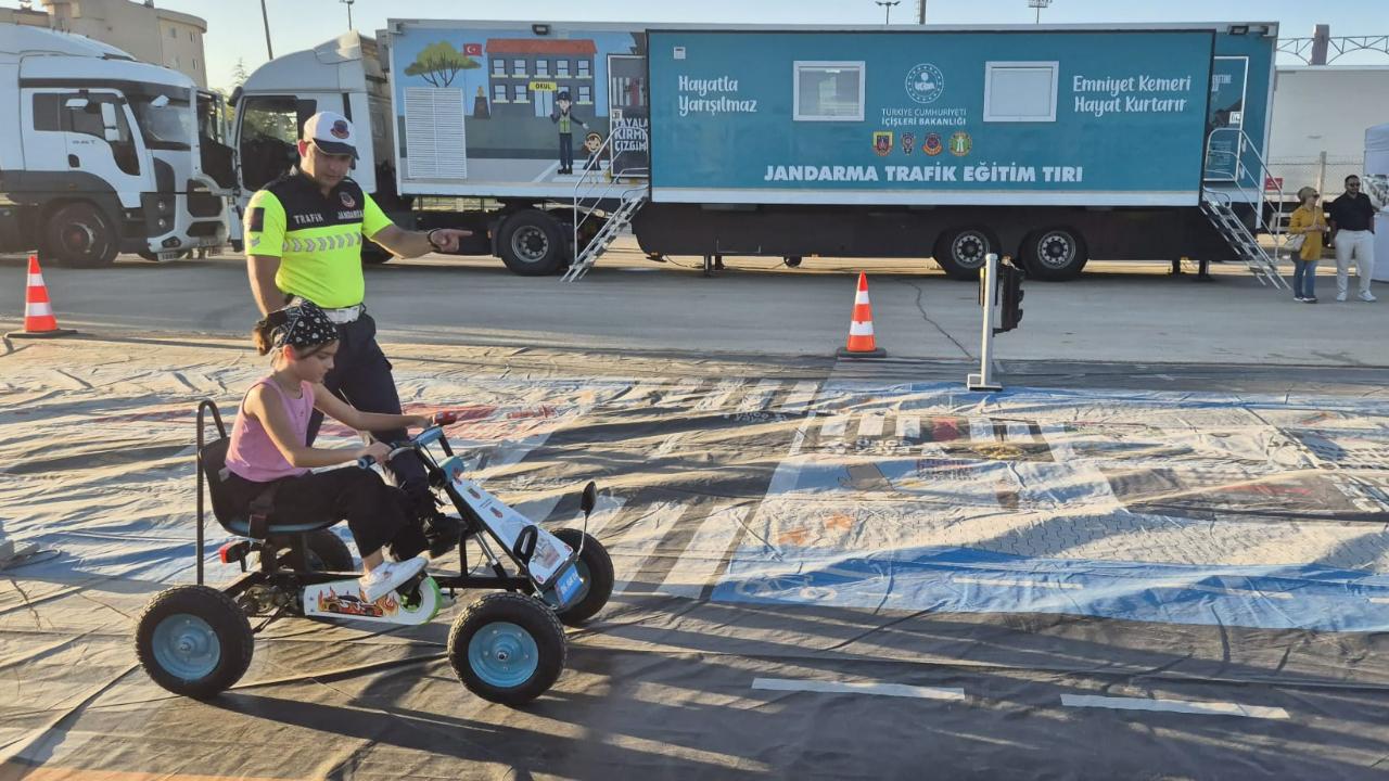 Mobil trafik eğitimi Karaman’da