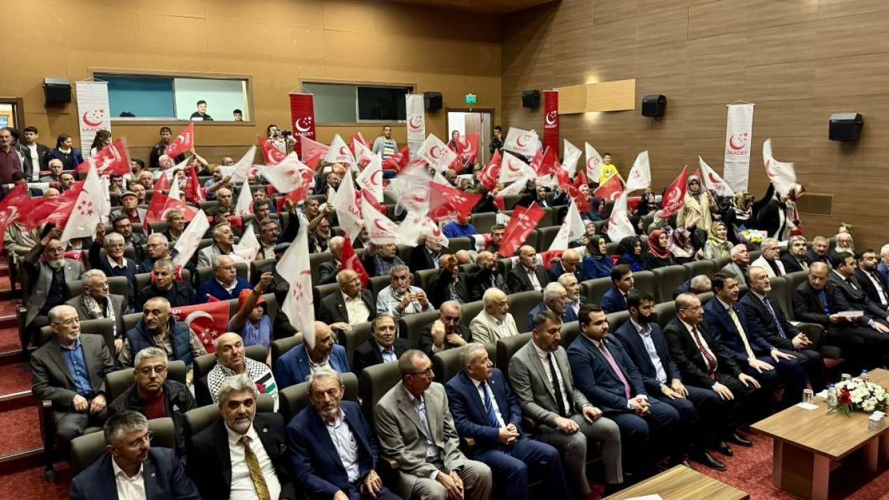 Saadet Partisi Genel Başkanı Arıkan, Kırşehir&#039;de partisinin il kongresine katıldı: