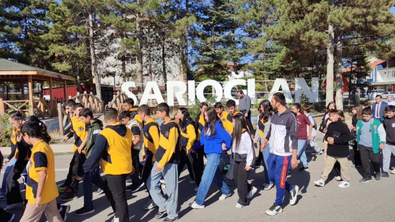 Sarıoğlan'da "Dünya Yürüyüş Günü" etkinliği düzenlendi