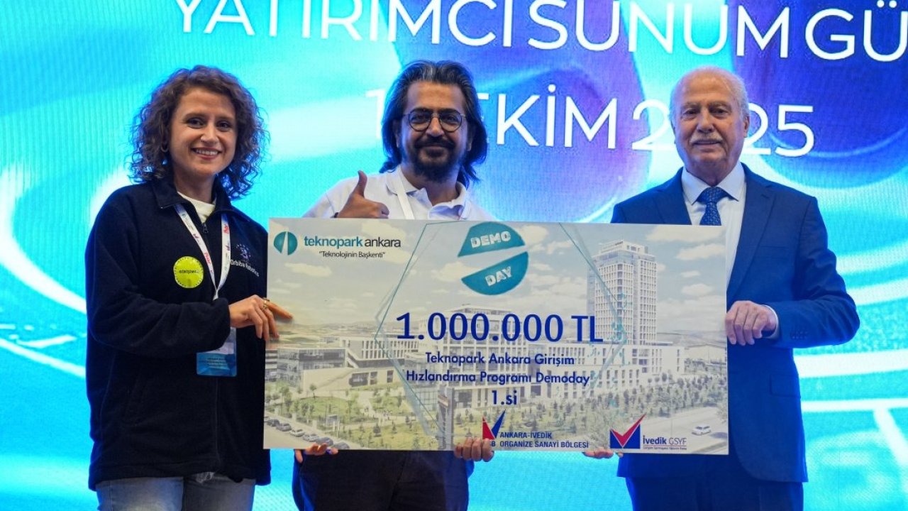Teknopark Ankara &quot;Demoday 2025&quot;te girişimcilere ödül