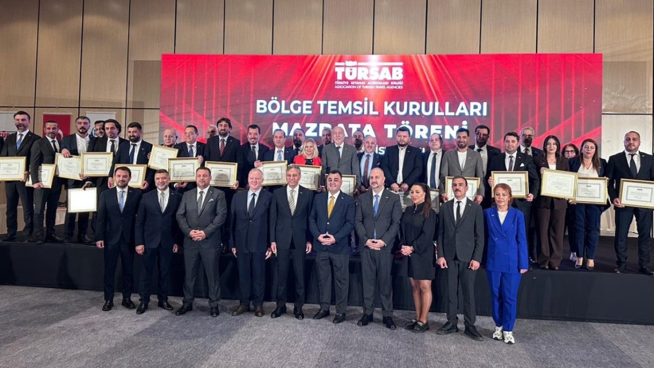 TÜRSAB&#039;ın Bölge Temsil Kurulu seçimlerini kazananlar mazbatalarını aldı