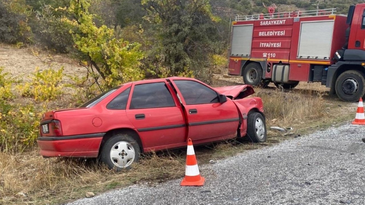 Yozgat'ta iki otomobilin çarpıştığı kazada 1 kişi öldü, 2 kişi yaralandı