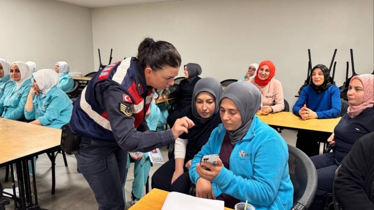 Yozgat'ta jandarma ekipleri KADES'i tanıttı