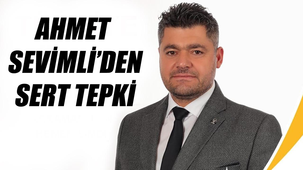 Ahmet Sevimli’den tepki