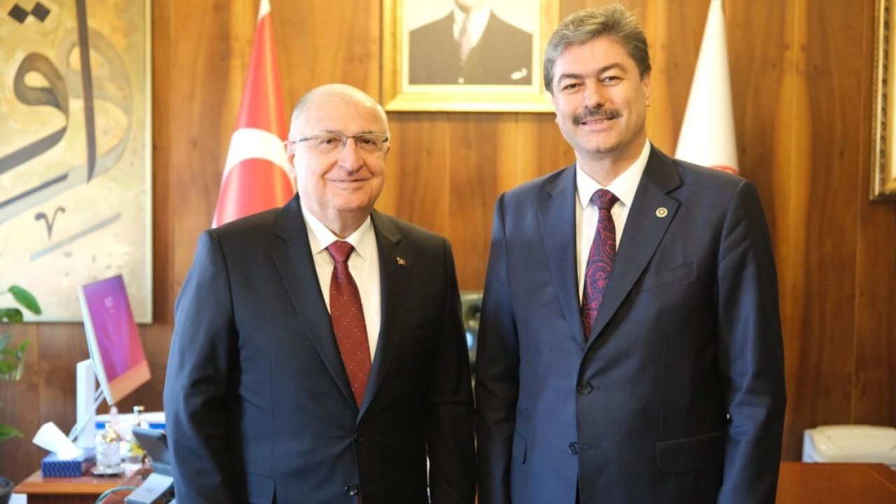 AK Parti Kırşehir Milletvekili Erkan, Bakan Güler'le bir araya geldi