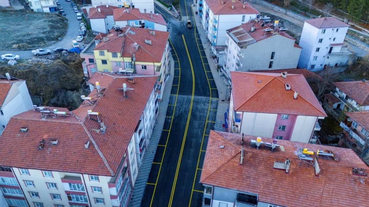 Akdağmadeni&#039;nde 1071 Malazgirt Caddesi yenilenerek hizmete açıldı