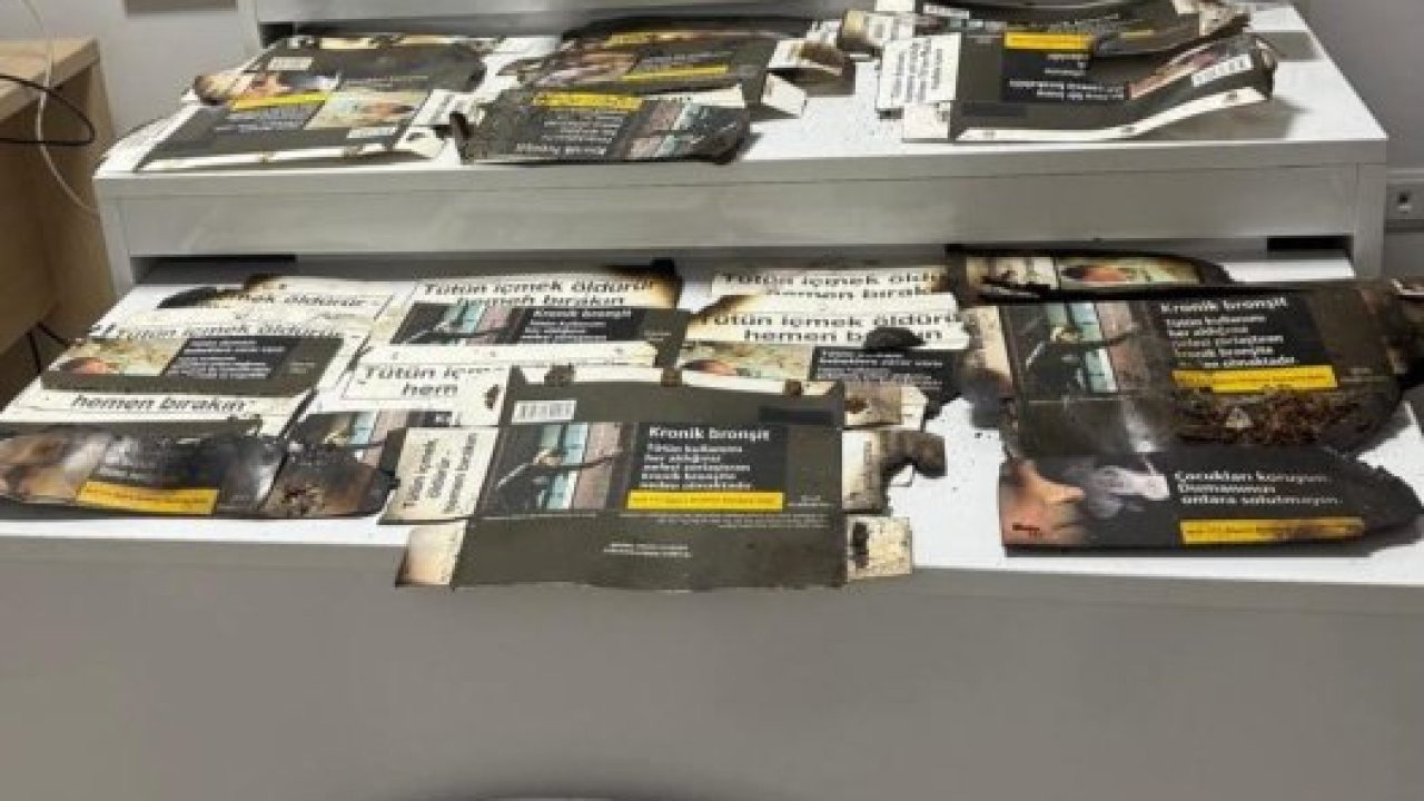 Akşehir'de kaçak sigara operasyonu