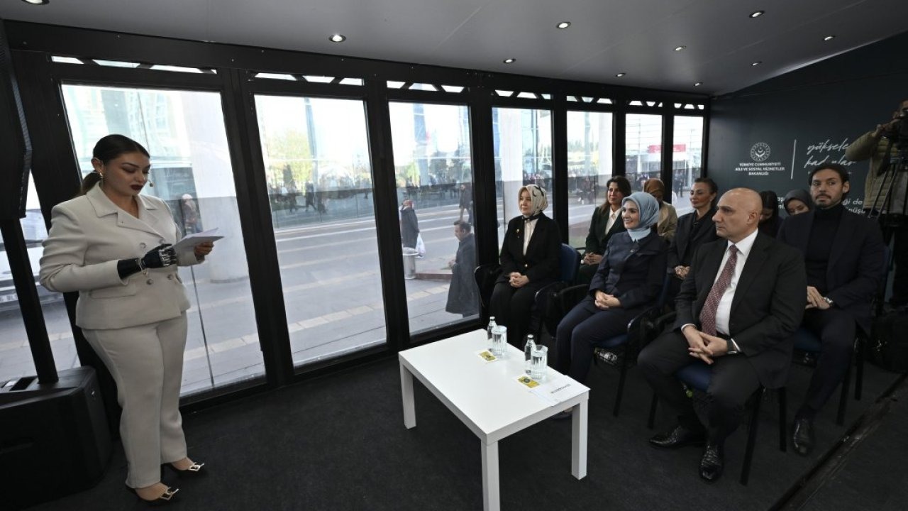 Bakan Göktaş, Yükselen Kadınlar Girişimcilik Eğitim Tırı Lansmanı'nda konuştu: