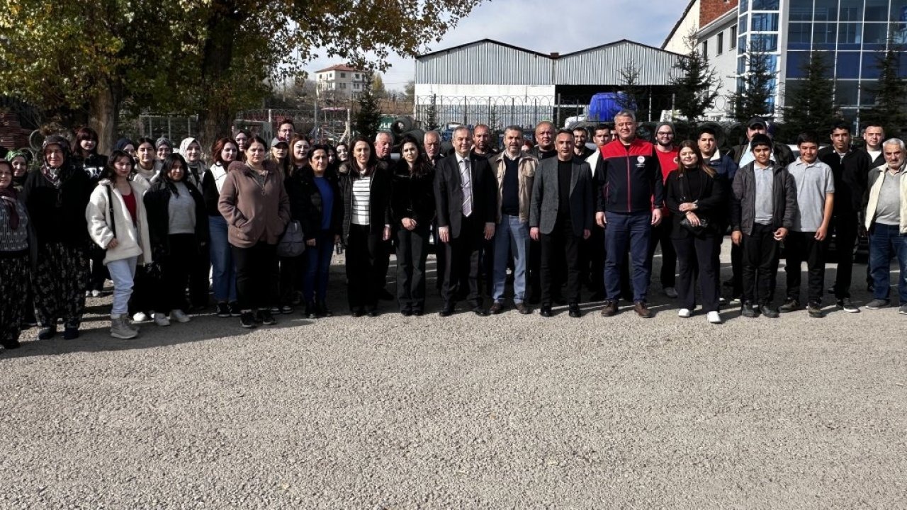 Çubuk'ta domates üreticilerine sertifika verildi