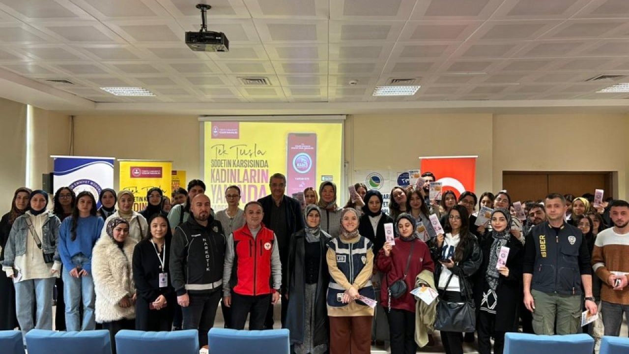 KAEÜ'de "Kadın ve Aile Güvenliği" konferansı düzenlendi