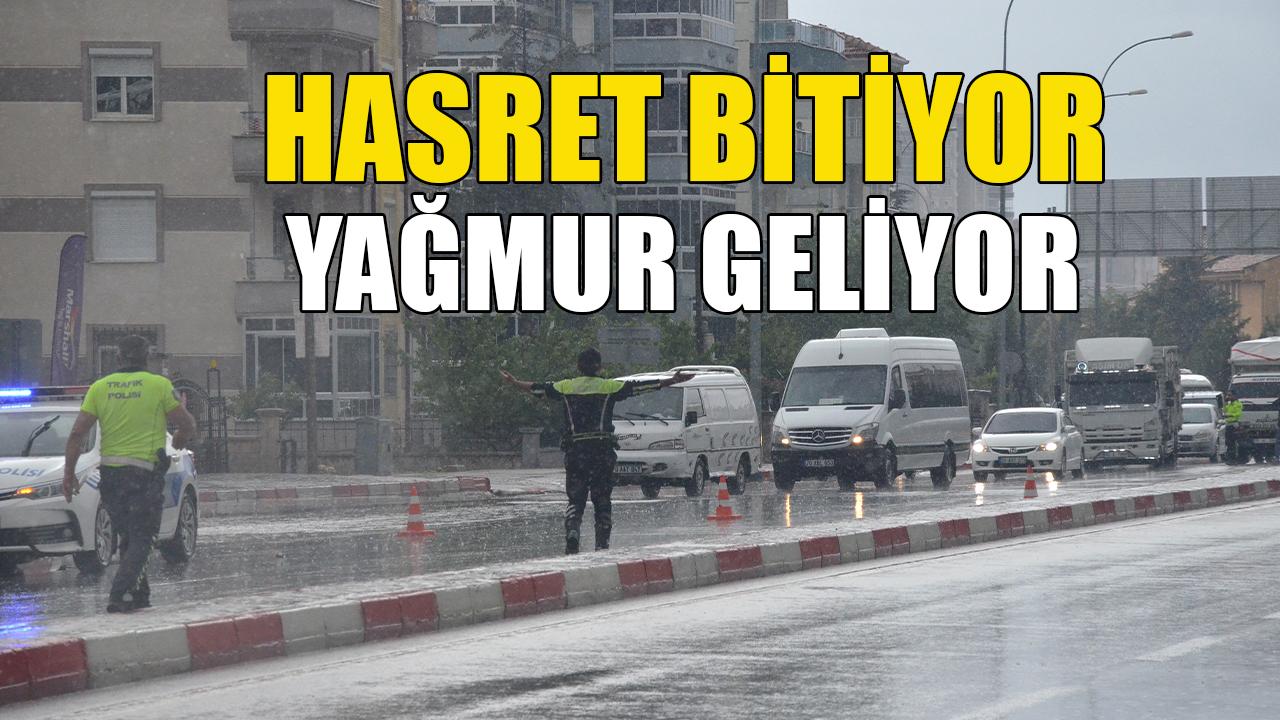 Karaman&#039;da hasret bitiyor yağmur geliyor