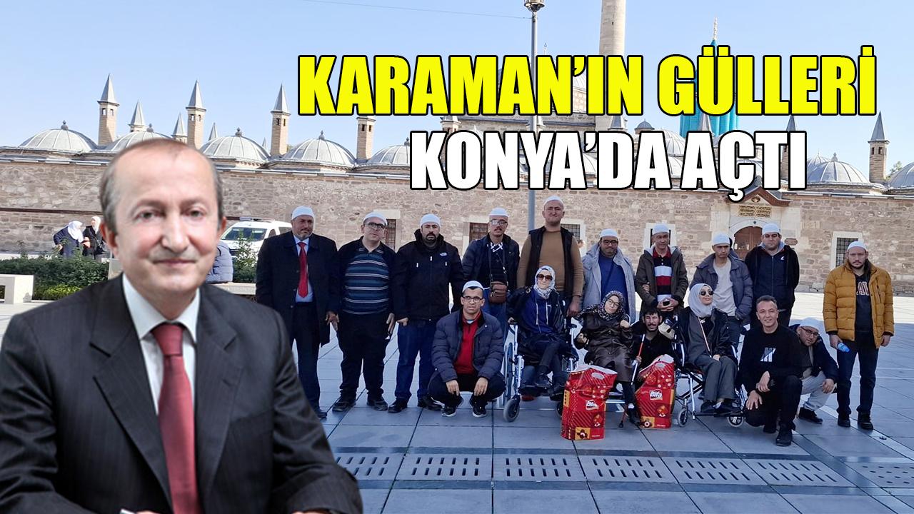 Karaman’ın gülleri Konya’da açtı