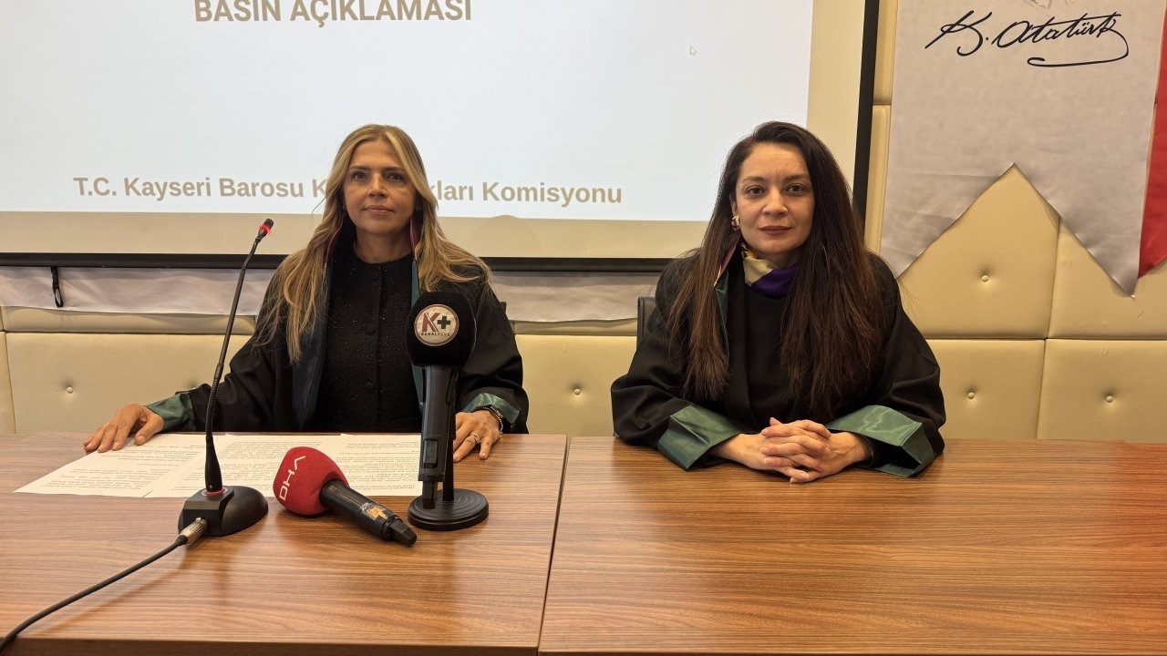 Kayseri Barosundan "Kadına Yönelik Şiddete Karşı Uluslararası Mücadele Günü" açıklaması