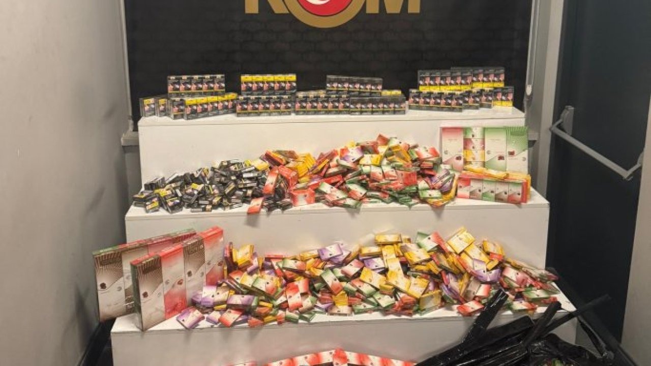 Kayseri&#039;de 2 bin 250 paket kaçak sigara ele geçirildi