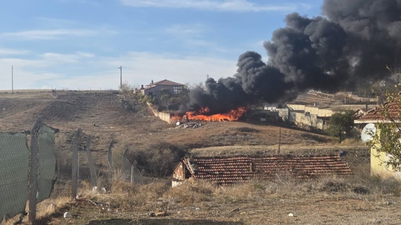 Kırşehir'de jandarmanın fark ettiği yangın büyümeden söndürüldü