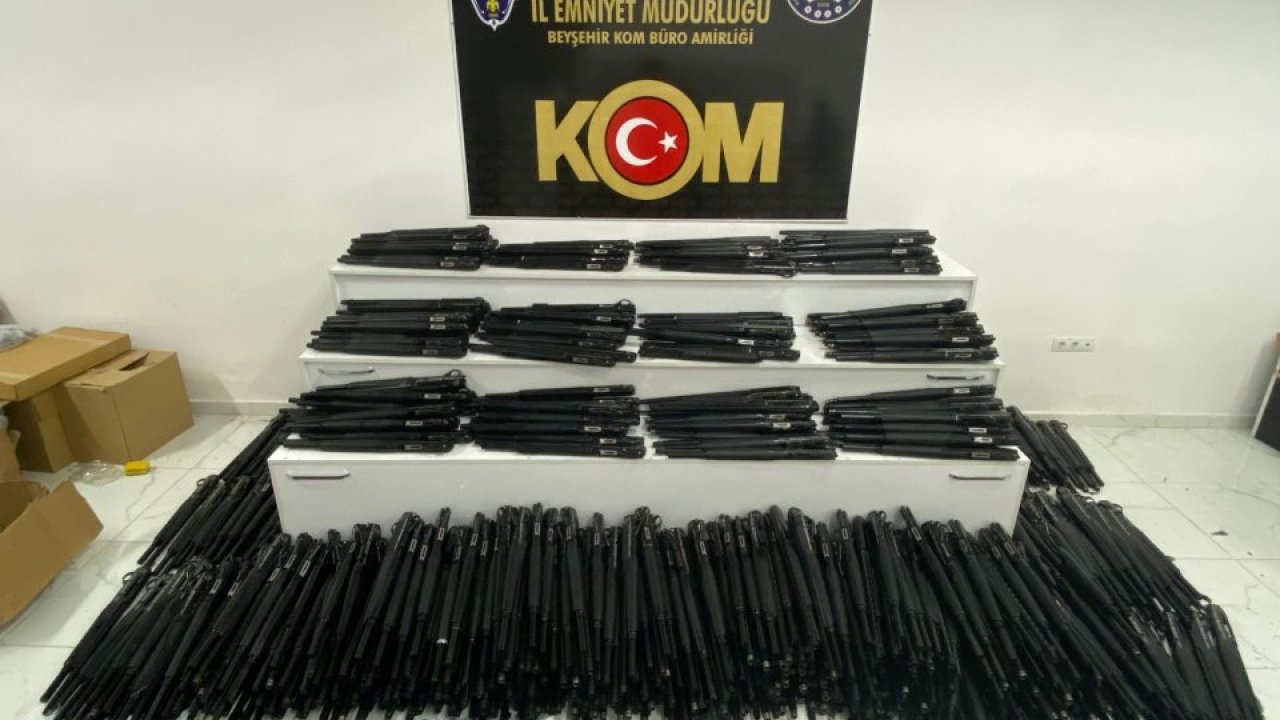 Konya'da silah kaçakçılığı operasyonlarında 3 şüpheli yakalandı