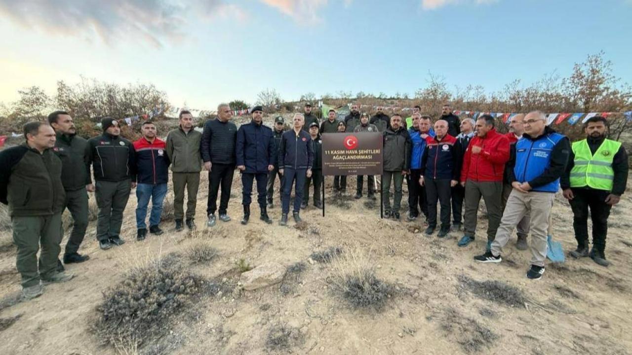 Millet bahçesi şehitlerin adıyla yeşeriyor