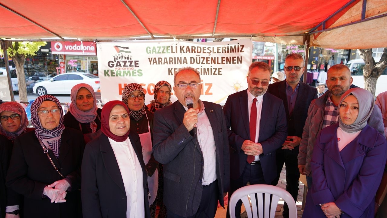 Polatlı&#039;da Gazze yararına kermes düzenlendi