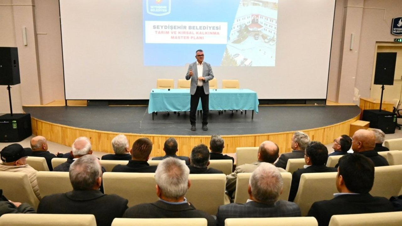 Seydişehir'de tarımsal sulama toplantısı yapıldı