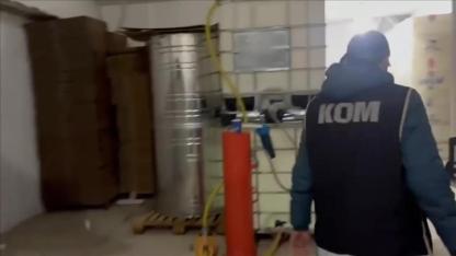 17,5 ton sahte alkol ele geçirildi