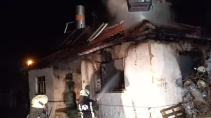 Konya'da çıkan ev yangınında 1 kişi öldü, 1 kişi yaralandı