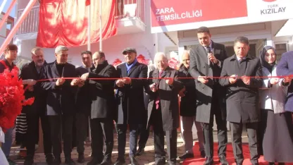 Türk Kızılay Zara Temsilciliği hizmet binası törenle hizmete açıldı