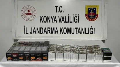 Akşehir'de jandarmadan kaçak sigara operasyonları