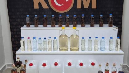 Kırşehir'de kaçak alkol ele geçirildi