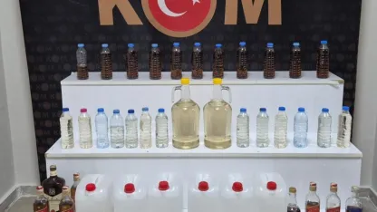 Kırşehir'de kaçak alkol ele geçirildi
