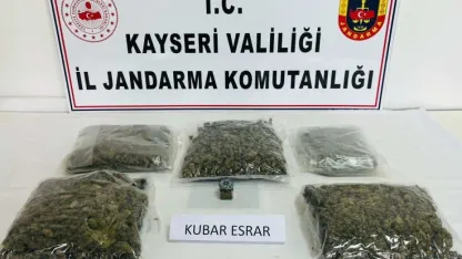 Kayseri'de uyuşturucu operasyonunda 1 zanlı yakalandı
