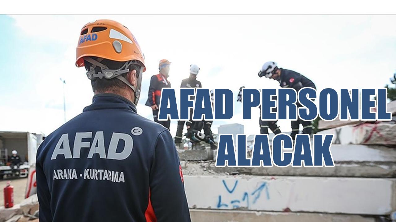 AFAD personel alacak