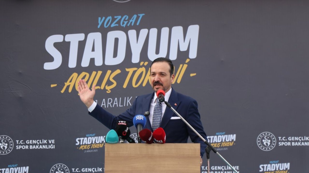 AK Parti Genel Başkan Yardımcısı Zorlu, Yozgat Stadyumu'nun açılışına katıldı