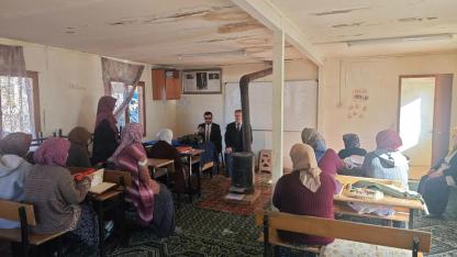 Ankaralı'dan  köy ziyareti