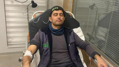 Aşılama çalışmasında talihsiz kaza