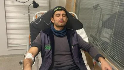 Aşılama çalışmasında talihsiz kaza