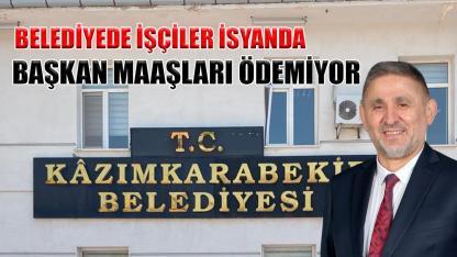 Belediyede işçiler isyanda: "Başkan maaşları ödemiyor"