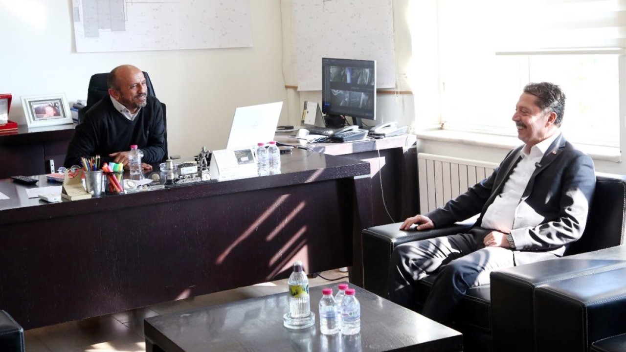 Beypazarı Belediye Başkanı Kasap&#039;tan madencilere ziyaret