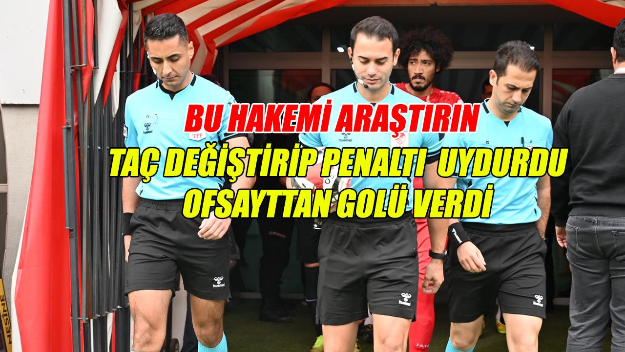 Bu hakemi araştırın - skandala imza attı