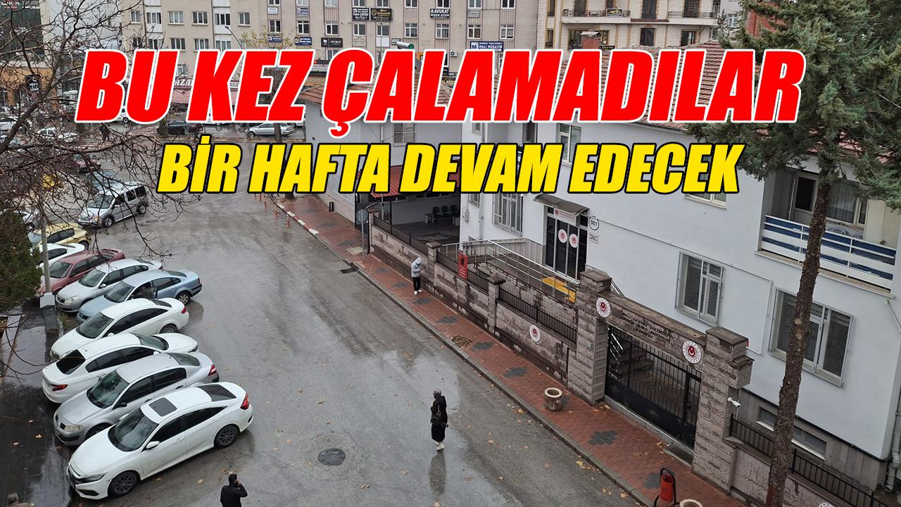 Bu kez çalamadılar