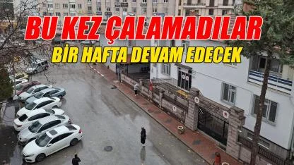 Bu kez çalamadılar