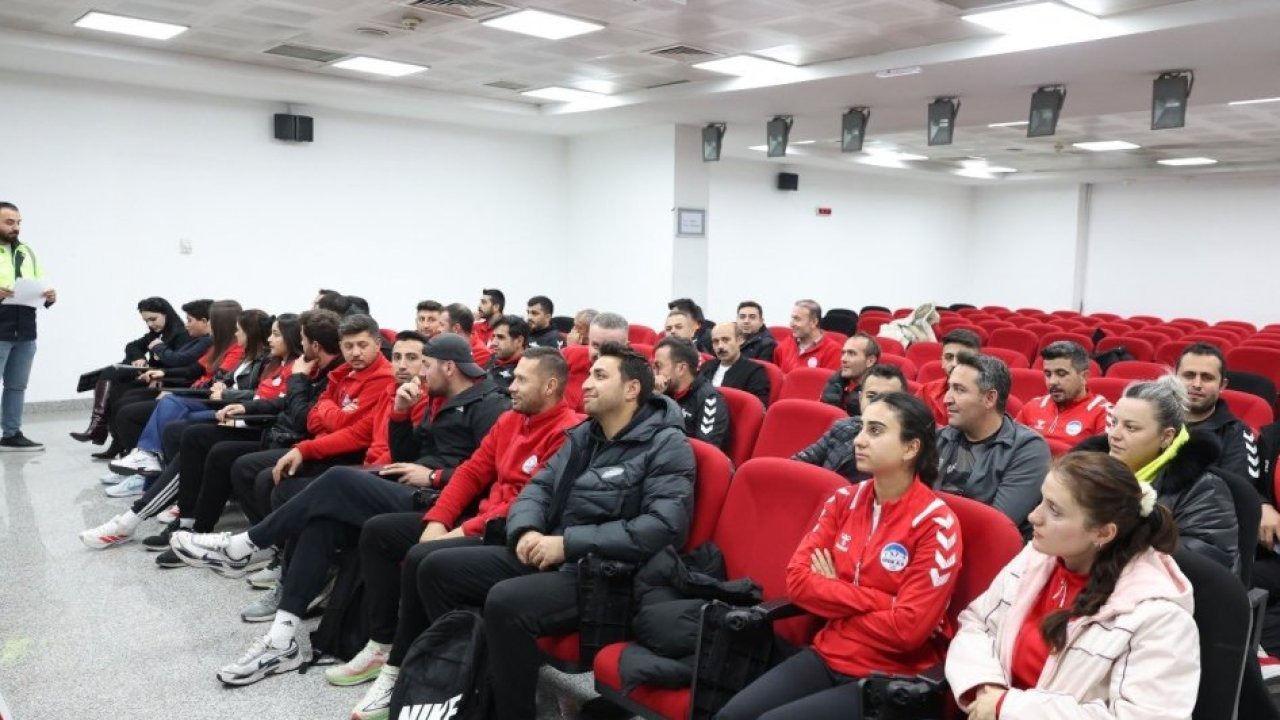 Büyükşehir Belediyesi Spor AŞ'den personele iş sağlığı ve güvenliği eğitimi