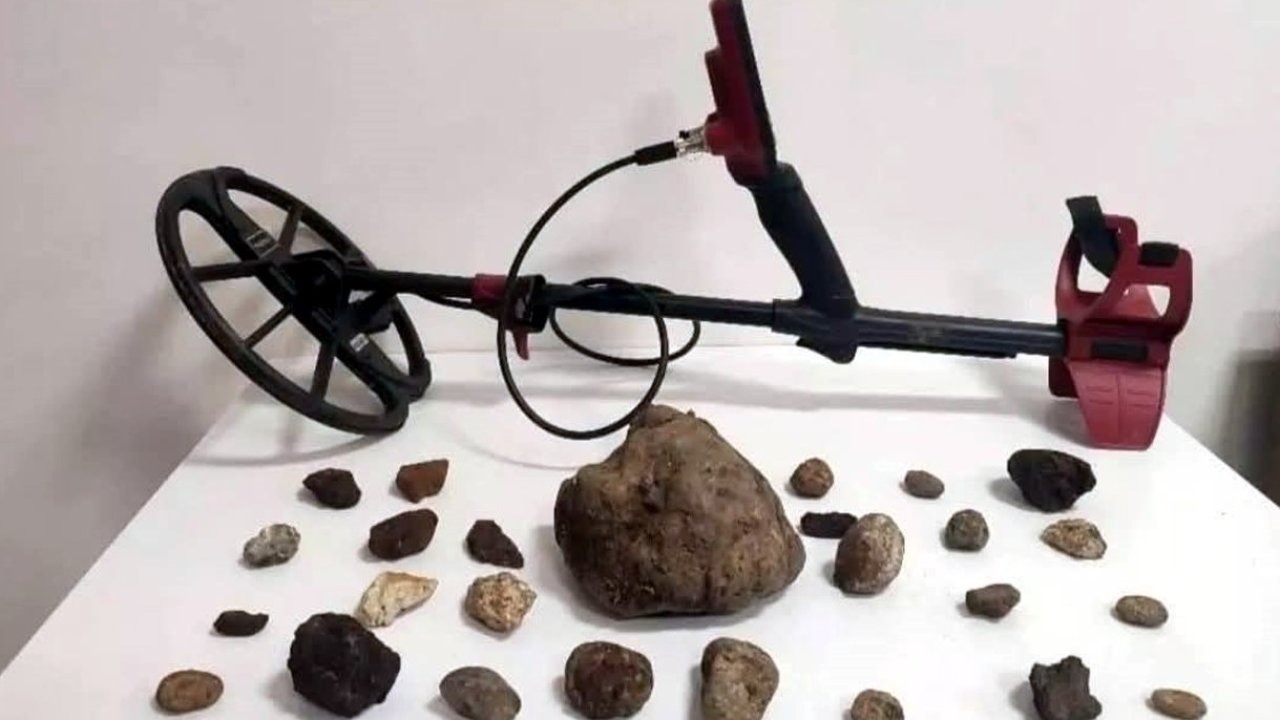 Güdül'de izinsiz kazı yapan 6 şüpheli yakalandı