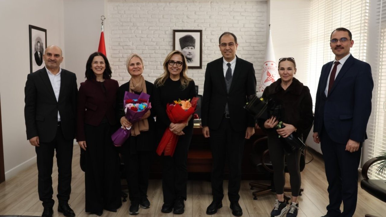 Hayırsever Tacir ailesinden İl Sağlık Müdürü Erşan'a ziyaret