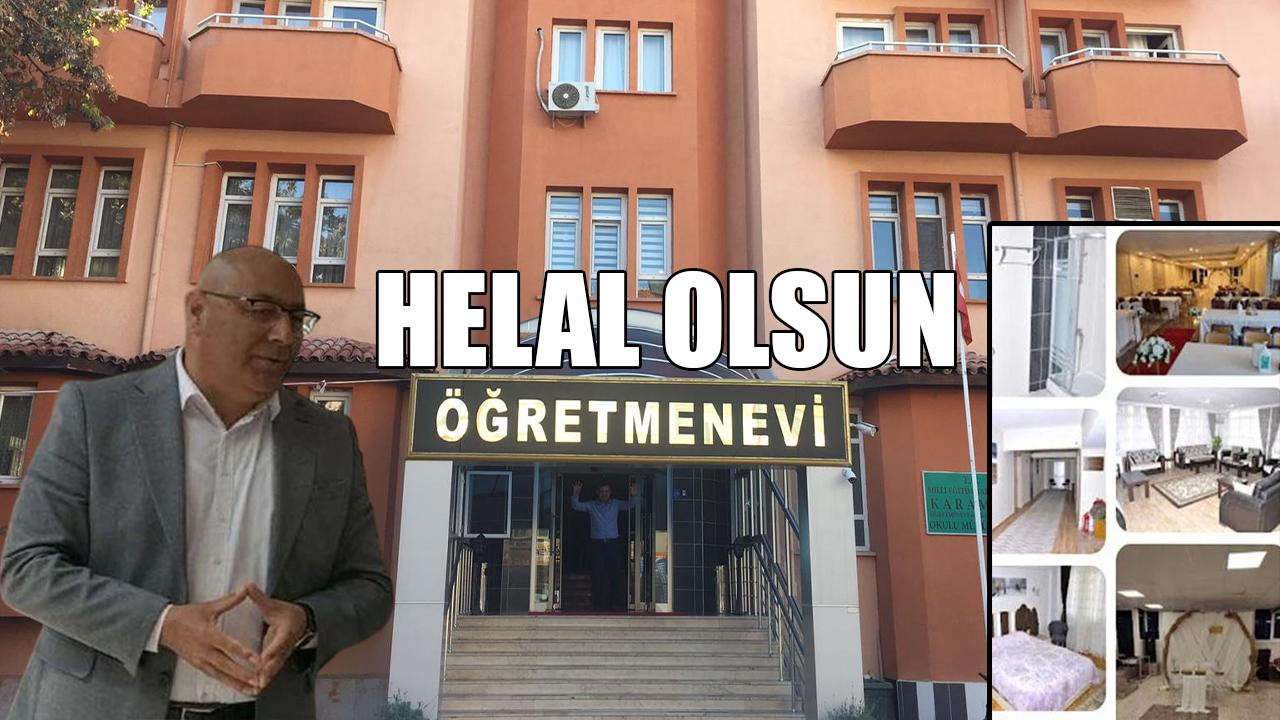 Helal olsun öğretmenevi